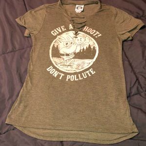 🦉 Give A Hoot ! Don’t Pollute T-Shirt 🦉